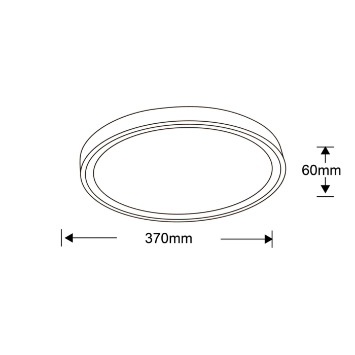 Light Prestige Vegas plafon mały 4000K biały  xLED LP-550/1C S 4WH