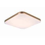 Light Prestige Babilon plafon kwadratowy średni 4000K złoty xLED LP-335/1C M 4GD square
