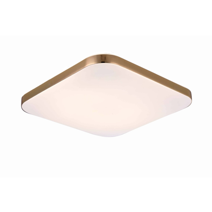 Light Prestige Babilon plafon kwadratowy średni 4000K złoty xLED LP-335/1C M 4GD square