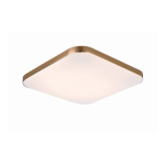 Light Prestige Babilon plafon kwadratowy mały 4000K złoty xLED LP-335/1C S 4GD square