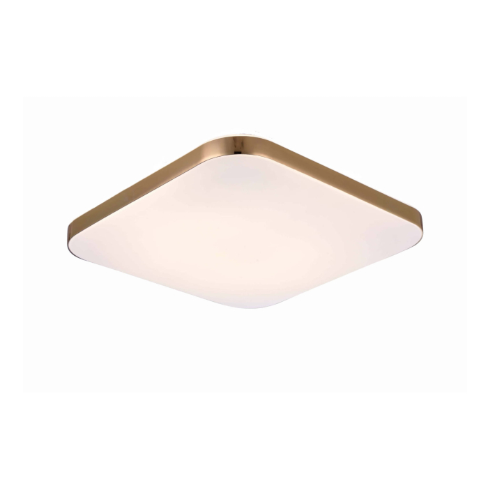 Light Prestige Babilon plafon kwadratowy mały 4000K złoty xLED LP-335/1C S 4GD square