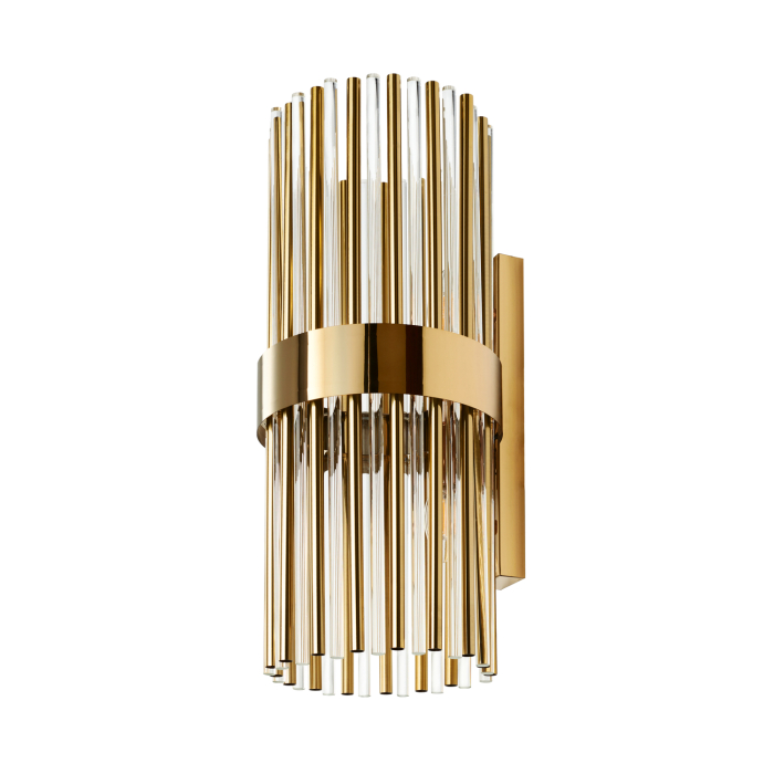 Step into Design Lampa ścienna LAGO  złota 50cm DW919