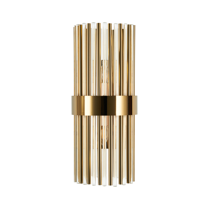 Step into Design Lampa ścienna LAGO  złota 50cm DW919