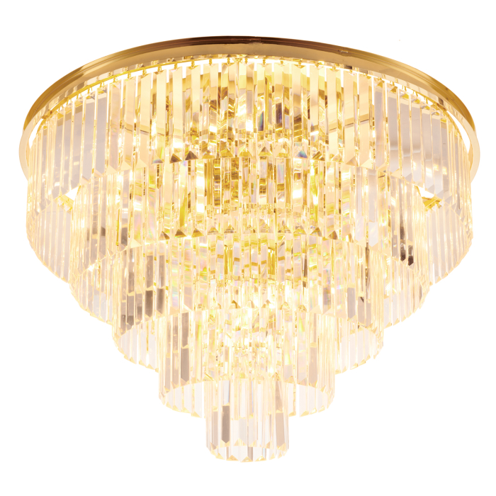 Step into Design Plafon sufitowy SPLENDORE złoty 80cm DN915-80