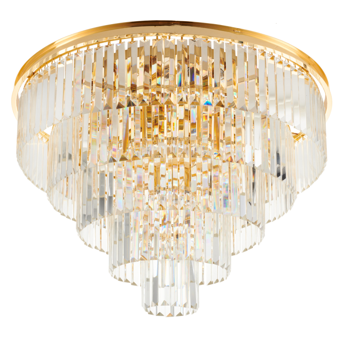 Step into Design Plafon sufitowy SPLENDORE złoty 80cm DN915-80