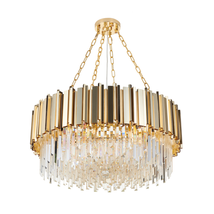 Step into Design Lampa wisząca REA złota 80cm DN923-80