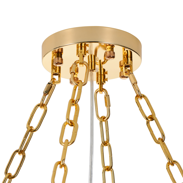 Step into Design Lampa wisząca REA złota 80cm DN923-80