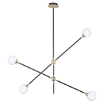 Step into Design Lampa wisząca SPILLO czarno złota 92cm ST-9389P-4