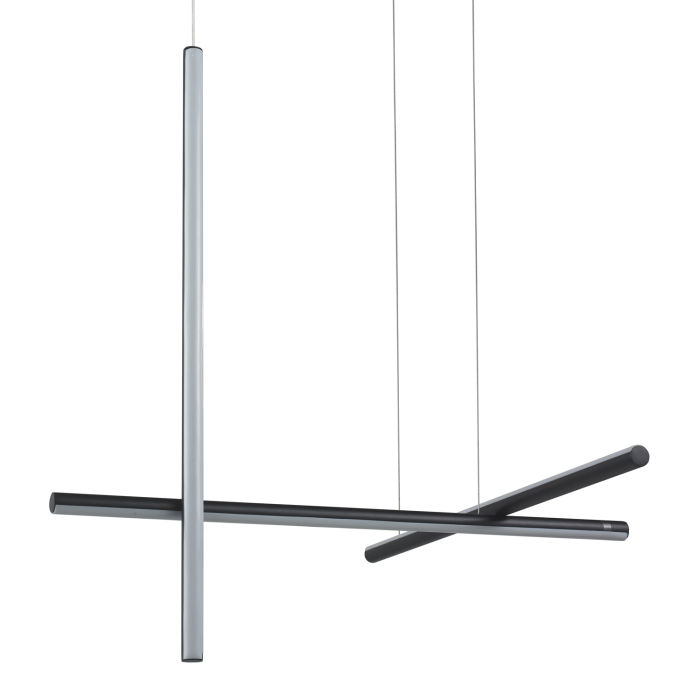 Step into Design Lampa wisząca ASTA-3 LED barwa 4000K czarna 78cm ST-9194P-3 black 4000K