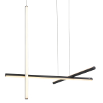 Step into Design Lampa wisząca ASTA-3 LED barwa 4000K czarna 78cm ST-9194P-3 black 4000K