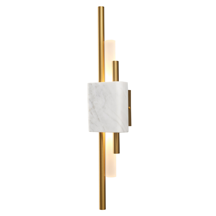 Step into Design Lampa ścienna ELLIE LED marmurowa biało złota 50cm ST-7007W-WHITE