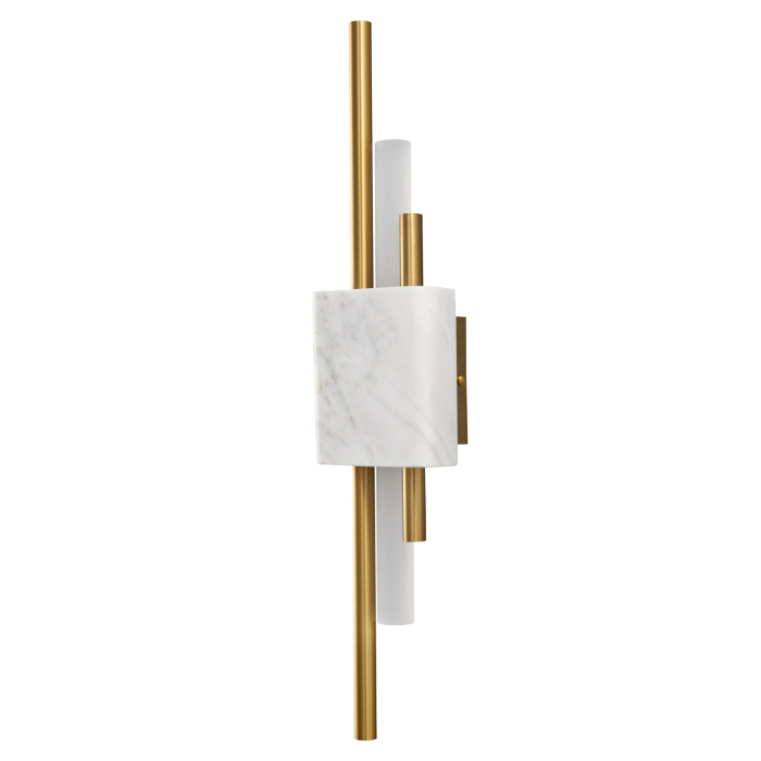 Step into Design Lampa ścienna ELLIE LED marmurowa biało złota 50cm ST-7007W-WHITE