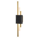 Step into Design Lampa ścienna ELLIE LED marmurowa czarno złota 50cm ST-7007W-BLACK
