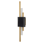 Step into Design Lampa ścienna ELLIE LED marmurowa czarno złota 50cm ST-7007W-BLACK