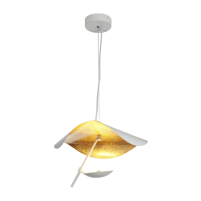 Step into Design Lampa wisząca ENIGMA LED biało złota 40cm ST-8821P-40 WHITE