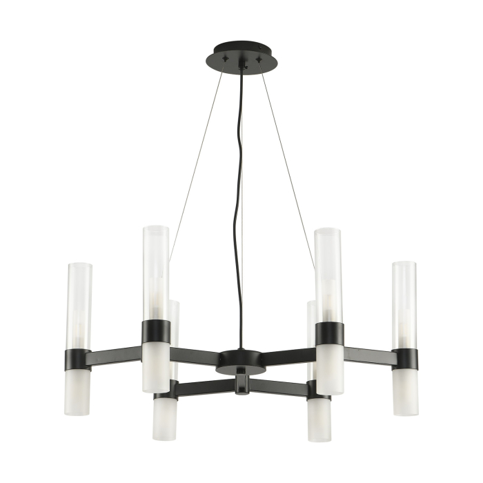 Step into Design Lampa wisząca CANDELA-6 czarna 70cm DN1505-6 black
