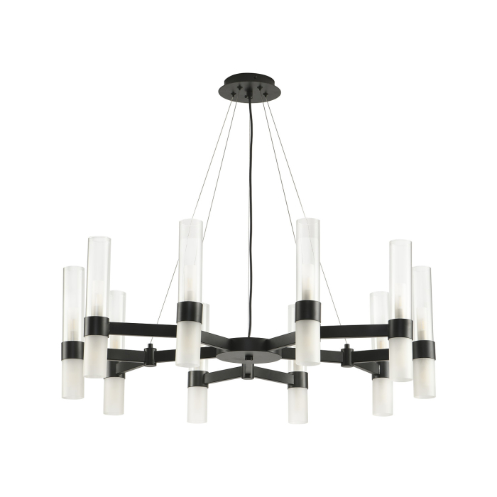 Step into Design Lampa wisząca CANDELA-10 czarna 85cm DN1505-10 black