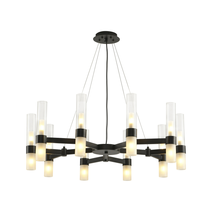 Step into Design Lampa wisząca CANDELA-10 czarna 85cm DN1505-10 black