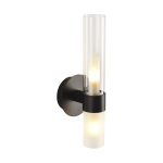 Step into Design Lampa ścienna CANDELA czarna 31cm DN1505-1 black