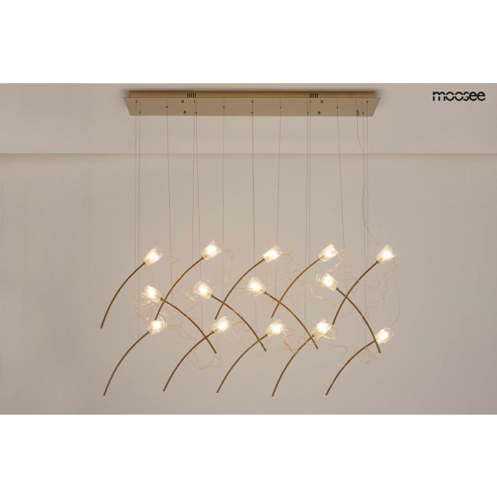 MOOSEE lampa wisząca TULIPPE 14 LINE  złota (MSE1501100169)