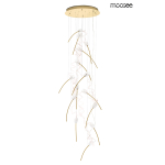 MOOSEE lampa wisząca TULIPPE 14 DISC złota (MSE1501100171)