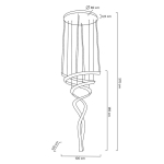 MOOSEE lampa wisząca WAVE CORDON 2B chrom (MSE1501100194)