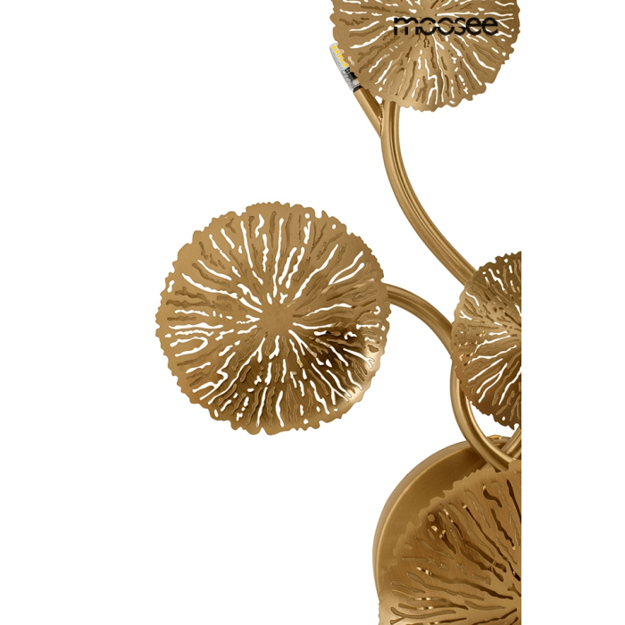 MOOSEE lampa ścienna LIRIO 6 złota (MSE1501100179)