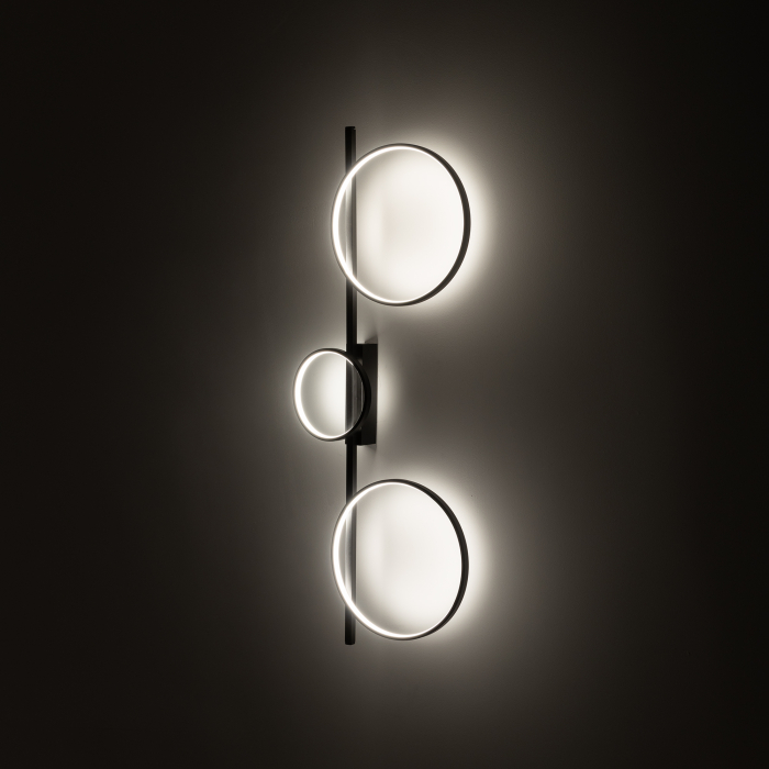 Nowodvorski CIRCOLO LED  Sufitowa Plafon Max moc 33W LED 3000K Czarny 10816