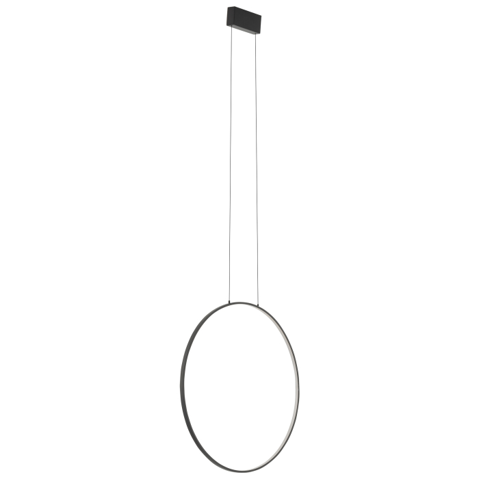 Nowodvorski CIRCOLO LED M  Sufitowa Wisząca Max moc 21W LED 3000K Czarny 10811