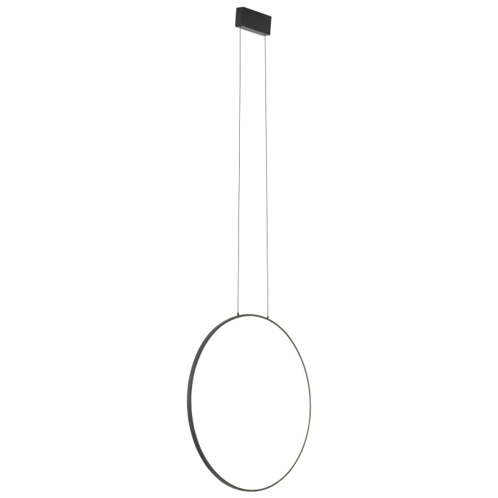 Nowodvorski CIRCOLO LED M  Sufitowa Wisząca Max moc 21W LED 3000K Czarny 10811
