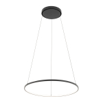 Nowodvorski CIRCOLO LED M  Sufitowa Wisząca Max moc 21W LED 3000K Czarny 10812