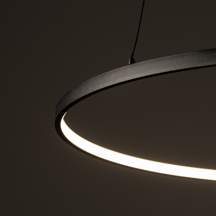 Nowodvorski CIRCOLO LED M  Sufitowa Wisząca Max moc 21W LED 3000K Czarny 10812