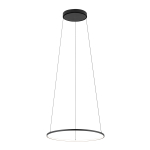 Nowodvorski CIRCOLO LED S  Sufitowa Wisząca Max moc 18W LED 3000K Czarny 10813