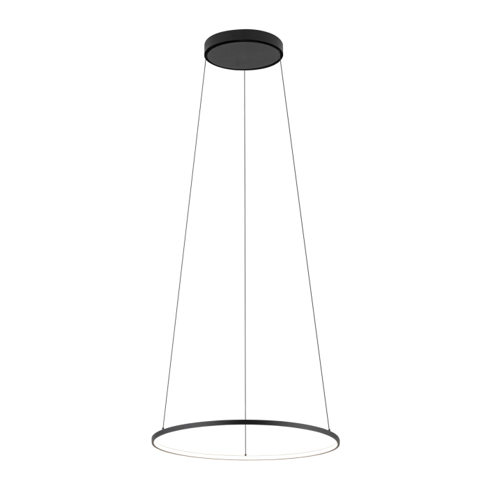 Nowodvorski CIRCOLO LED S  Sufitowa Wisząca Max moc 18W LED 3000K Czarny 10813