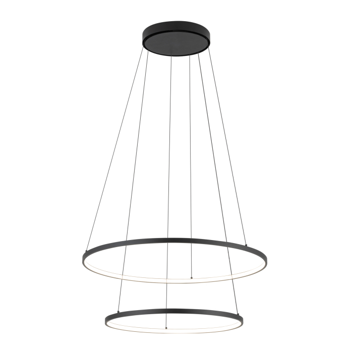 Nowodvorski CIRCOLO LED  Sufitowa Wisząca Max moc 35W LED 3000K Czarny 10814