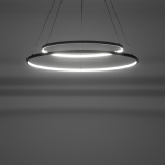 Nowodvorski CIRCOLO LED  Sufitowa Wisząca Max moc 35W LED 3000K Czarny 10814