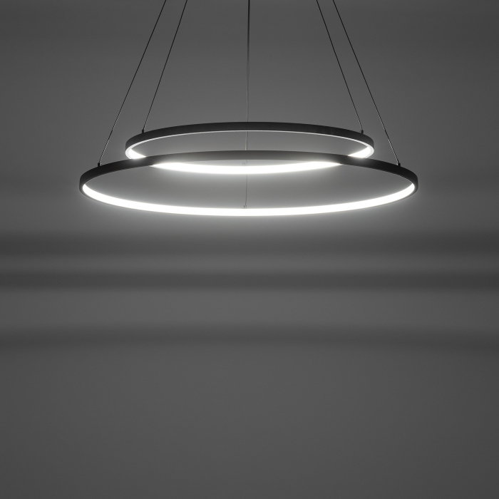 Nowodvorski CIRCOLO LED  Sufitowa Wisząca Max moc 35W LED 3000K Czarny 10814