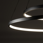 Nowodvorski CIRCOLO LED  Sufitowa Wisząca Max moc 35W LED 3000K Czarny 10814