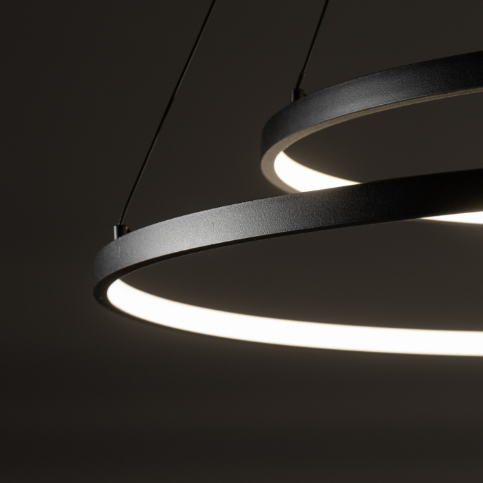 Nowodvorski CIRCOLO LED  Sufitowa Wisząca Max moc 35W LED 3000K Czarny 10814