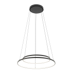 Nowodvorski CIRCOLO LED  Sufitowa Wisząca Max moc 35W LED 3000K Czarny 10814