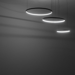 Nowodvorski CIRCOLO LED  Sufitowa Wisząca Max moc 45W LED 3000K Czarny 10817