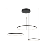 Nowodvorski CIRCOLO LED  Sufitowa Wisząca Max moc 45W LED 3000K Czarny 10817