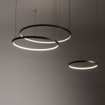 Nowodvorski CIRCOLO LED  Sufitowa Wisząca Max moc 45W LED 3000K Czarny 10817