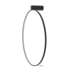 Nowodvorski CIRCOLO LED M  Sufitowa Plafon Max moc 21W LED 3000K Czarny 10815