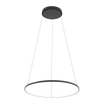 Nowodvorski CIRCOLO LED M  Sufitowa Wisząca Max moc 21W LED 4000K Czarny 10862