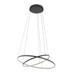 Nowodvorski CIRCOLO LED  Sufitowa Wisząca Max moc 35W LED 4000K Czarny 10864