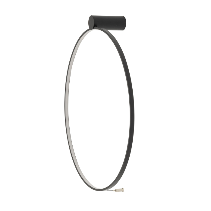 Nowodvorski CIRCOLO LED M  Sufitowa Plafon Max moc 21W LED 4000K Czarny 10865