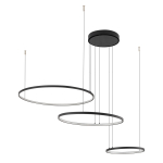 Nowodvorski CIRCOLO LED  Sufitowa Wisząca Max moc 45W LED 4000K Czarny 10867
