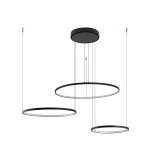 Nowodvorski CIRCOLO LED  Sufitowa Wisząca Max moc 45W LED 4000K Czarny 10867