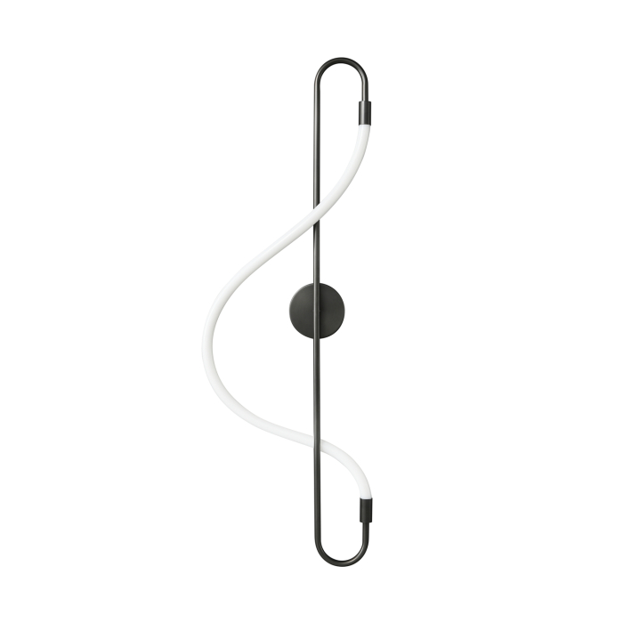 Step into Design Lampa ścienna ESSA czarna 90cm ST-B3554 black